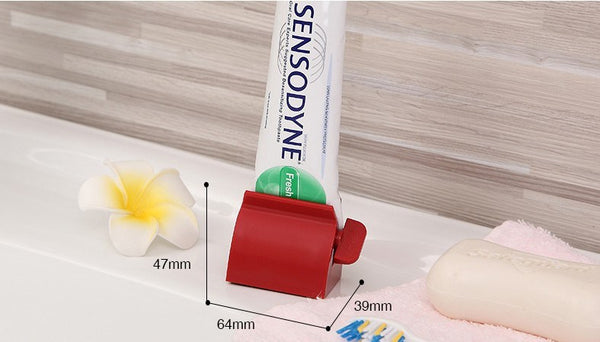 1PC Rolling Tube Toothpaste Squeezer Dispenser Toothpaste Seat Holder Stand Roller Bathroom Set Accessories - Best idea product