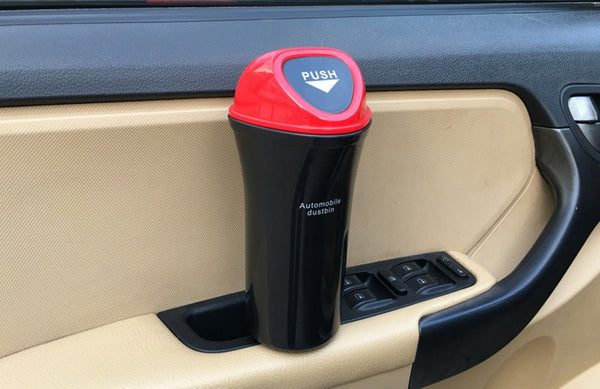 Car Trash Can Organizer Garbage Holder Automobiles Storage Bag Accessories Auto Door Seat Back Visor Trash Bin Paper Dustbin - Best idea product