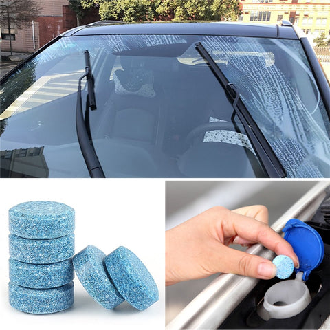 10 pieces Car front and rear windshield wiper solid concentrated cleaning sheet car accessories H4 H7 H10 - Best idea product