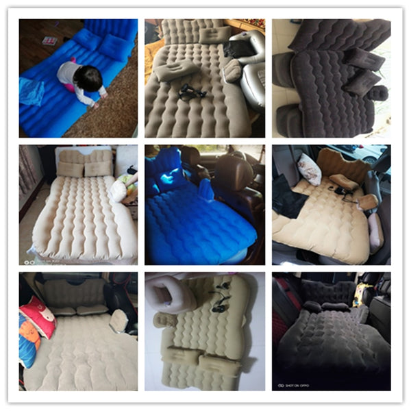 Car inflatable bed  Multifunctional travel bed 900*1350(mm) car mattress PVC+ flocking car bed car accessories - Best idea product