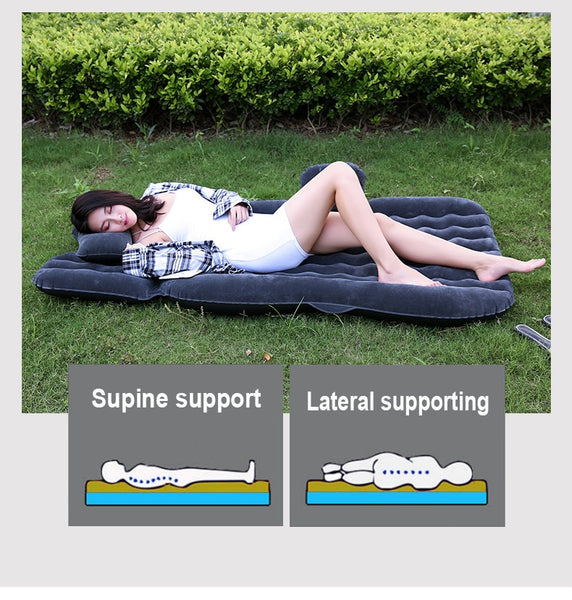 Car inflatable bed  Multifunctional travel bed 900*1350(mm) car mattress PVC+ flocking car bed car accessories - Best idea product