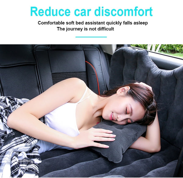 Car inflatable bed  Multifunctional travel bed 900*1350(mm) car mattress PVC+ flocking car bed car accessories - Best idea product