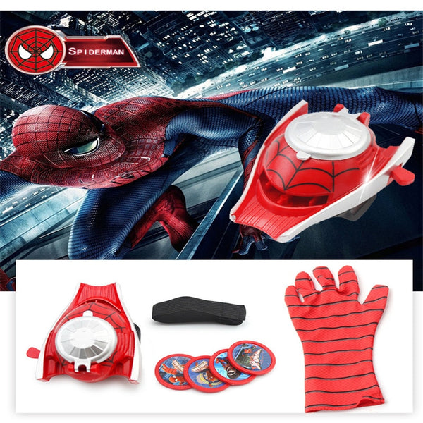 New Marvel Super heroes Spider Man Gloves Laucher Spiderman Batman Wrist Launchers Hulk Toys For Children Christmas Gift Drop - Best idea product