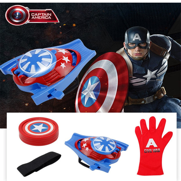 New Marvel Super heroes Spider Man Gloves Laucher Spiderman Batman Wrist Launchers Hulk Toys For Children Christmas Gift Drop - Best idea product