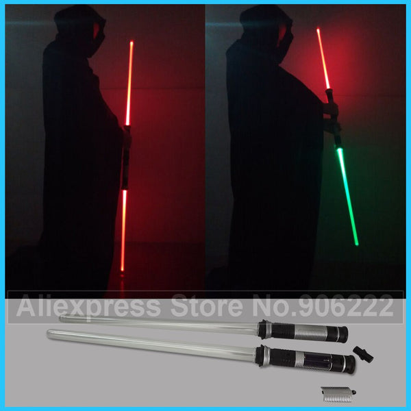 (2 pieces/lot) Flashing Lightsaber Laser Double Sword Toys Sound and Light for Boy Girls - Best idea product