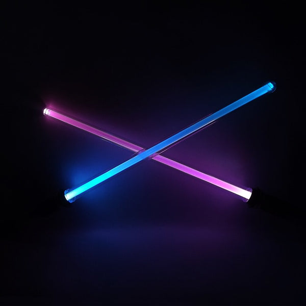 (2 pieces/lot) Flashing Lightsaber Laser Double Sword Toys Sound and Light for Boy Girls - Best idea product