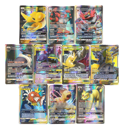 200pcs New Pokemon cards Tag Team GX EX MEGA Cards Pokemones English Pikachu Cards Toys For Kids Gift High Quality No Repeat - Best idea product