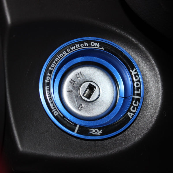 Foal Burning Car Ignition Key Switch Ring Cover Hole Circle Stickers for Ford Focus 2 3 4 MK2 MK3 MK4 Everest Accessories - Best idea product