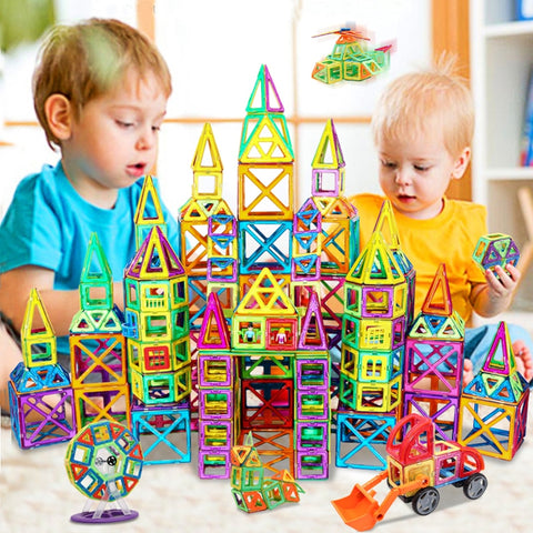 KACUU Big Size Magnetic Designer Construction Set Model & Building Toy Magnets Magnetic Blocks Educational Toys For Children - Best idea product