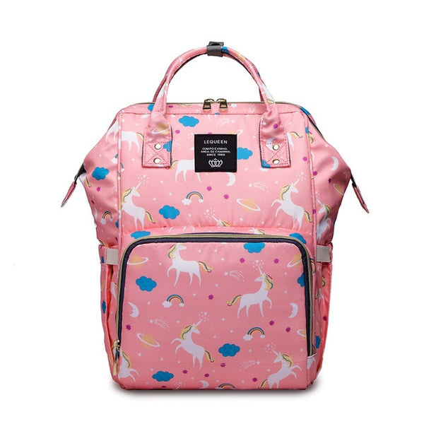 Lequeen moda múmia maternidade saco de fraldas marca grande capacidade saco do bebê mochila viagem designer saco de enfermagem para cuidados com o bebê - Best idea product