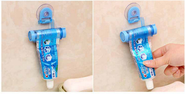 1PC Rolling Tube Toothpaste Squeezer Dispenser Toothpaste Seat Holder Stand Roller Bathroom Set Accessories - Best idea product