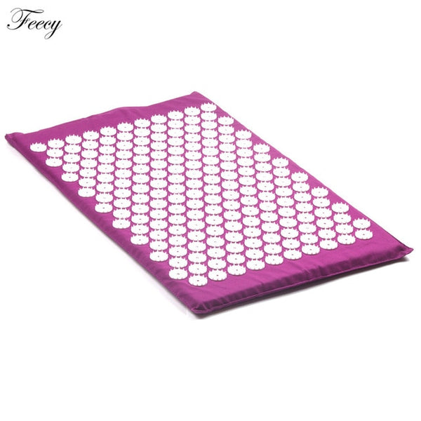 Acupressure Massager Mat Set Back Body Foot Cushion Massage Pad Relieve Stress Pain Shakti Acupuntura Yoga Spike Mat with Pillow - Best idea product