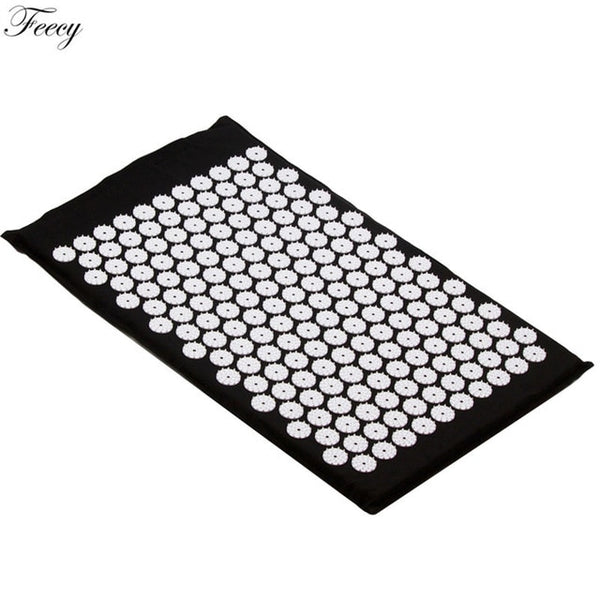 Acupressure Massager Mat Set Back Body Foot Cushion Massage Pad Relieve Stress Pain Shakti Acupuntura Yoga Spike Mat with Pillow - Best idea product