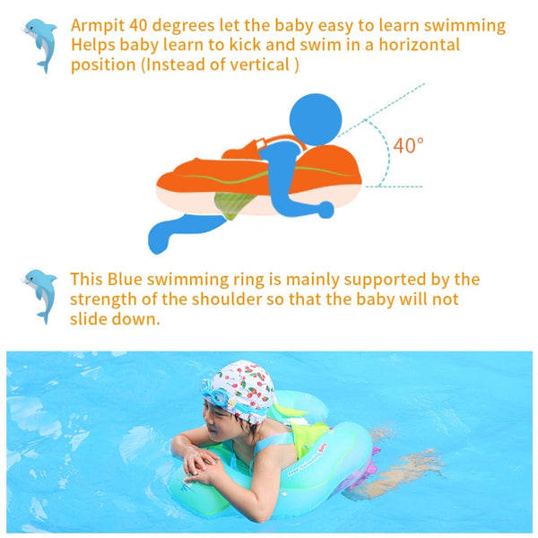 Baby Swimming Float Ring Inflatable Infant Floating Kids Swim Pool Accessories Circle Bathing Inflatable Double Raft Rings Toy - Best idea product