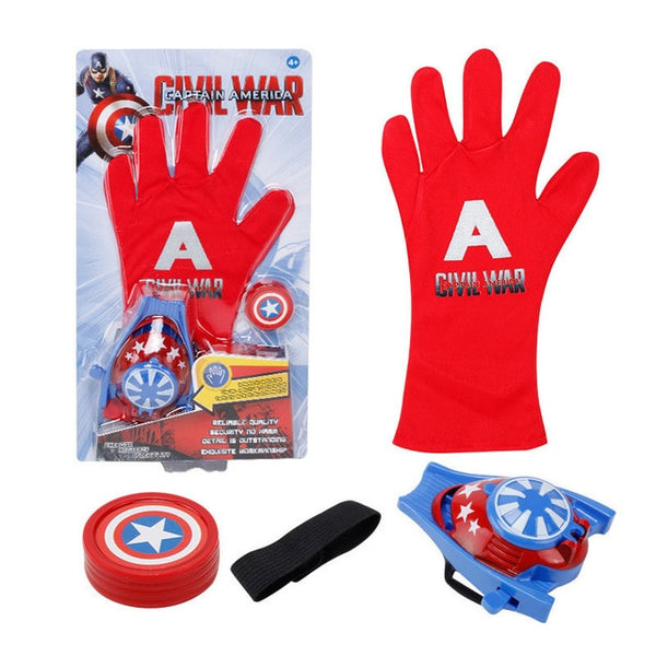 New Marvel Super heroes Spider Man Gloves Laucher Spiderman Batman Wrist Launchers Hulk Toys For Children Christmas Gift Drop - Best idea product