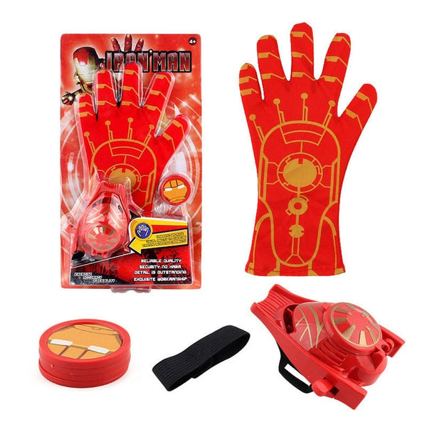 New Marvel Super heroes Spider Man Gloves Laucher Spiderman Batman Wrist Launchers Hulk Toys For Children Christmas Gift Drop - Best idea product