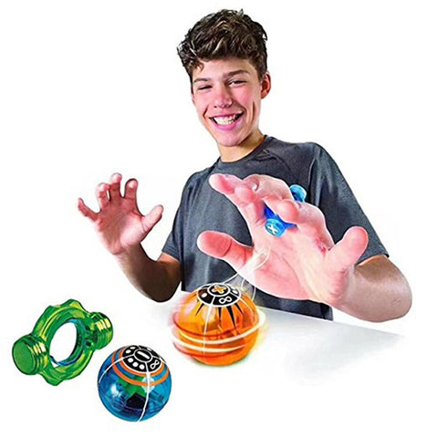 Electronic magnetic balls Boys Toy Colorful Magnetic Creative Toys Controlled Finger Induction With Power Ring Toys For Children - Best idea product