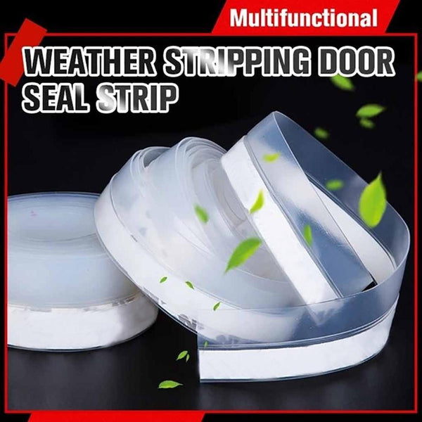 5M Self Adhesive Door Seal Strip Weather Stripping Silicone Bottom Door Seal Soundproof Doors and Windows Weather Stripping A40 - Best idea product