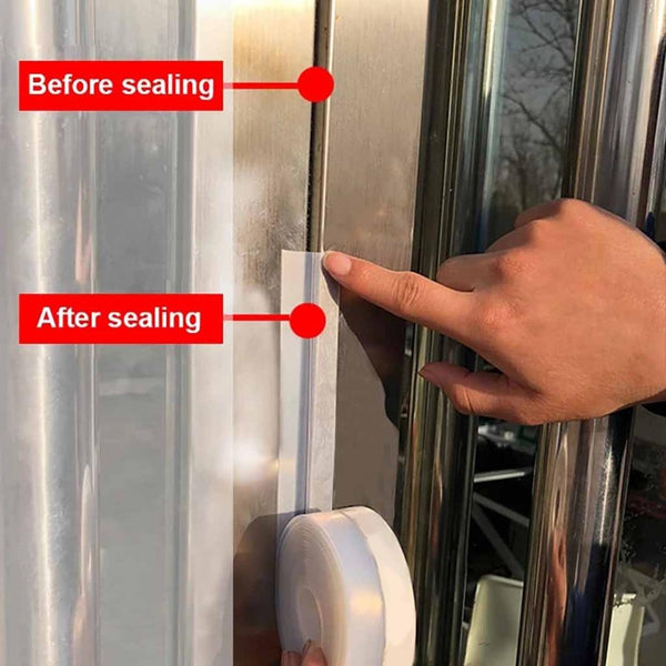 5M Self Adhesive Door Seal Strip Weather Stripping Silicone Bottom Door Seal Soundproof Doors and Windows Weather Stripping A40 - Best idea product