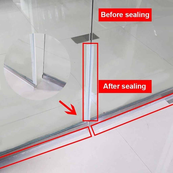 5M Self Adhesive Door Seal Strip Weather Stripping Silicone Bottom Door Seal Soundproof Doors and Windows Weather Stripping A40 - Best idea product