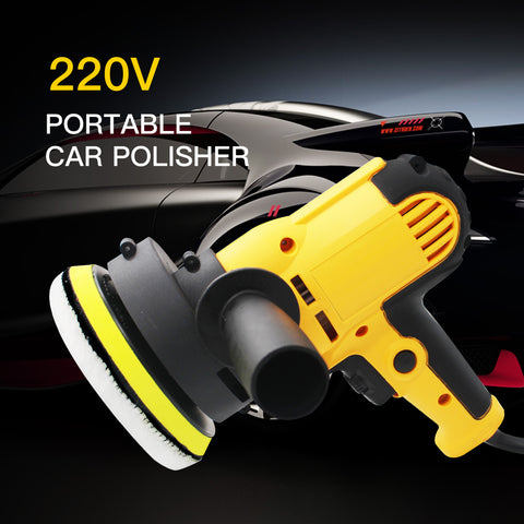 Electric Car Polisher Machine 220V 500-3500rpm 600W Auto Polishing Machine 6 Speed Sander Polish Waxing Tools Car Accessories - Best idea product