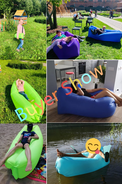 Camping inflatable Sofa lazy bag 3 Season ultralight down sleeping bag air bed Inflatable sofa lounger trending products 2019 - Best idea product