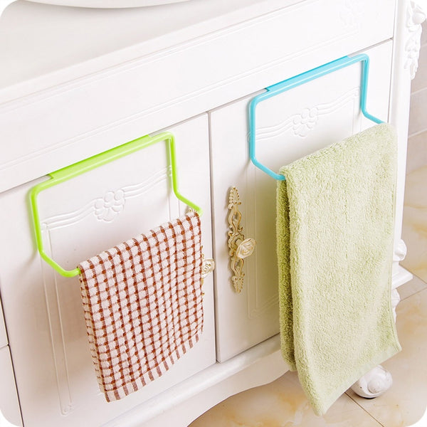 Kitchen Organizer Towel Rack Hanging Holder Bathroom Cabinet Cupboard Hanger Shelf For Kitchen Supplies Accessories #15 - Best idea product