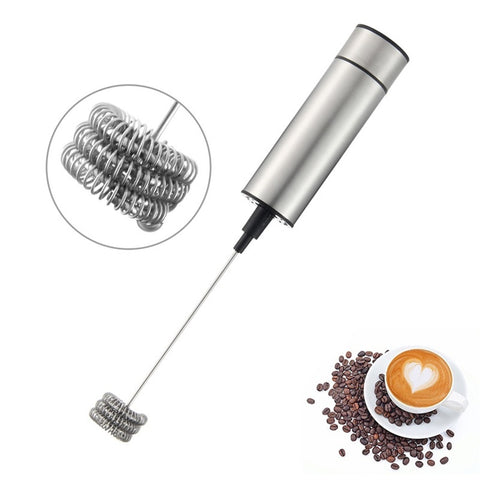 Handheld Electric Stir Stick Blender Milk Frother Foamer Stiring Whisk Head Agitator Mixer Kitchen Coffee Stirrer Maker Tool - Best idea product