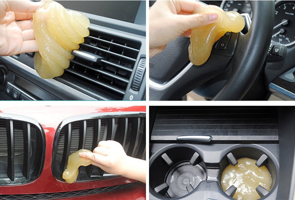 Car Cleaner Glue Panel Air Vent Outlet Dashboard Laptop Home Magic Cleaning Tool Mud Remover Car Gap Dust Dirt Cleaner Soft Gel - Best idea product