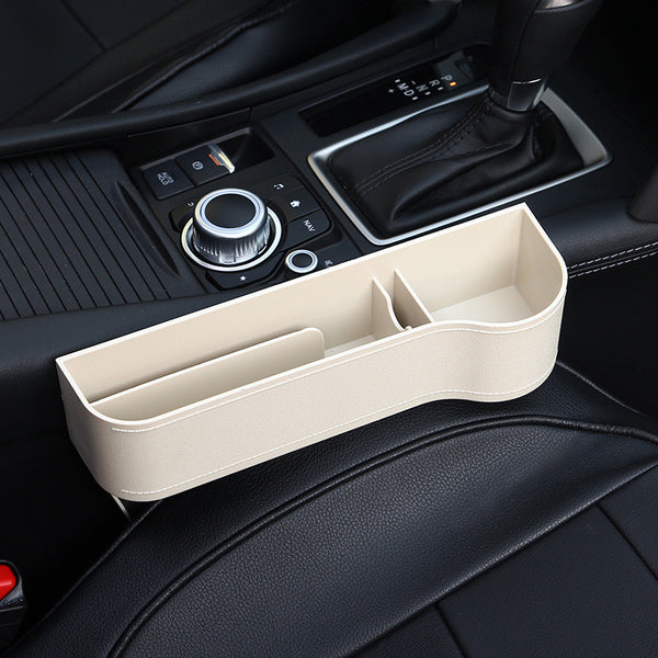 Left / Right Car Seat Crevice Gaps Storage Box ABS Plastic Auto Drink for Pockets Organizers Stowing Tidying Universal - Best idea product