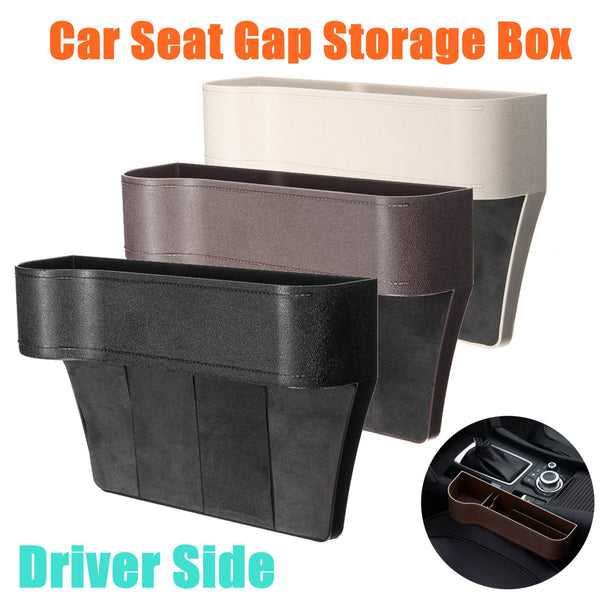 Left / Right Car Seat Crevice Gaps Storage Box ABS Plastic Auto Drink for Pockets Organizers Stowing Tidying Universal - Best idea product