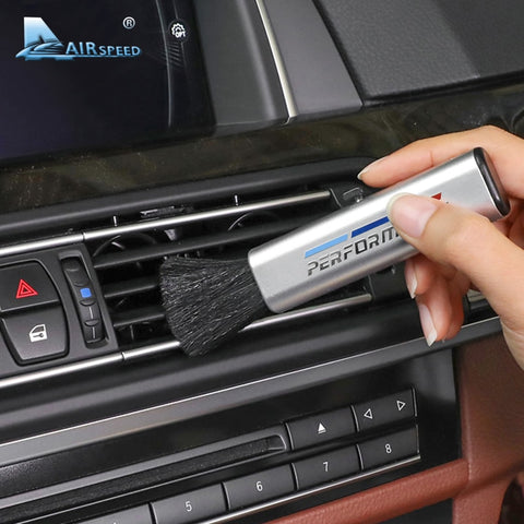 AIRSPEED Car Air-conditioning Outlet Cleaning Brush Air Outlet Vents Dusting Brush for BMW E46 E90 E60 E39 E36 F30 Accessories - Best idea product