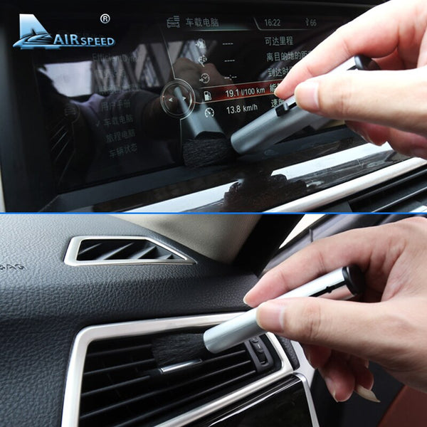 AIRSPEED Car Air-conditioning Outlet Cleaning Brush Air Outlet Vents Dusting Brush for BMW E46 E90 E60 E39 E36 F30 Accessories - Best idea product