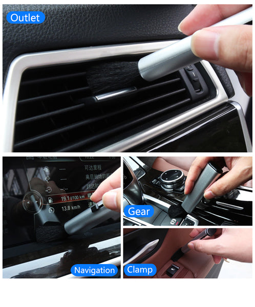 AIRSPEED Car Air-conditioning Outlet Cleaning Brush Air Outlet Vents Dusting Brush for BMW E46 E90 E60 E39 E36 F30 Accessories - Best idea product