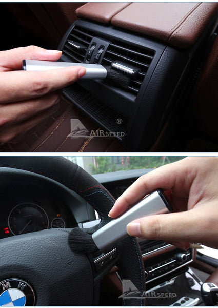 AIRSPEED Car Air-conditioning Outlet Cleaning Brush Air Outlet Vents Dusting Brush for BMW E46 E90 E60 E39 E36 F30 Accessories - Best idea product