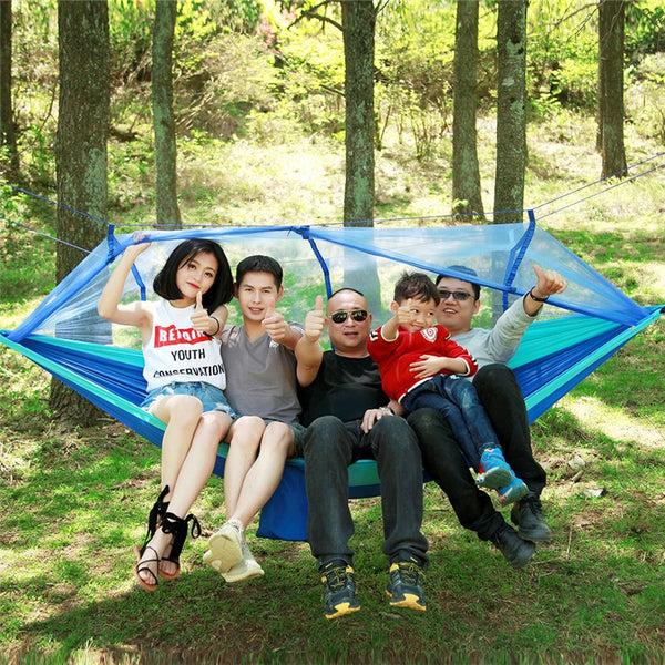 Portable Mosquito Net Hammock Tent With Adjustable Straps And Carabiners Large Stocking  21 Colors In Stock - Best idea product