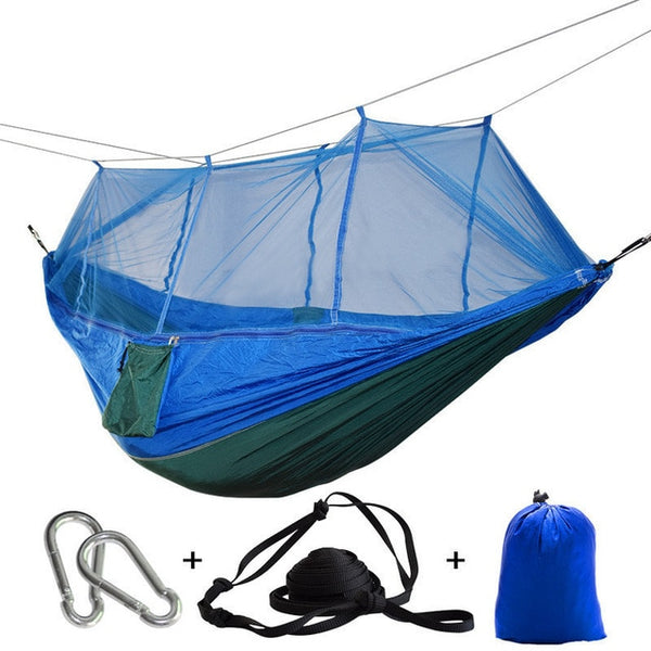 Portable Mosquito Net Hammock Tent With Adjustable Straps And Carabiners Large Stocking  21 Colors In Stock - Best idea product