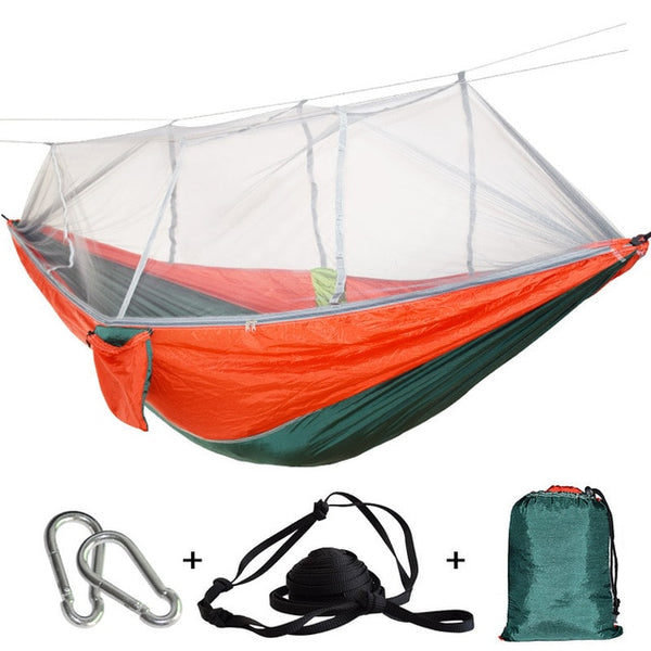 Portable Mosquito Net Hammock Tent With Adjustable Straps And Carabiners Large Stocking  21 Colors In Stock - Best idea product
