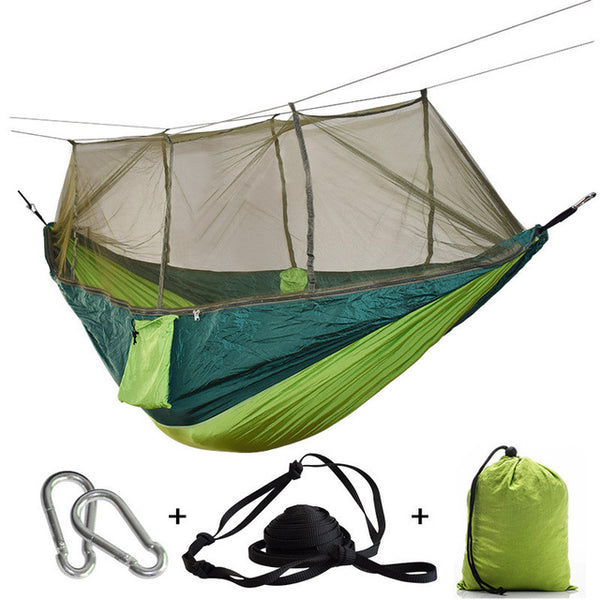 Portable Mosquito Net Hammock Tent With Adjustable Straps And Carabiners Large Stocking  21 Colors In Stock - Best idea product