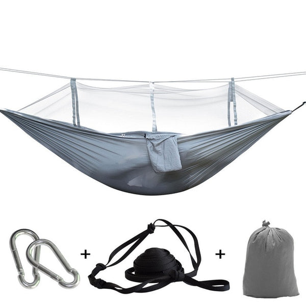 Portable Mosquito Net Hammock Tent With Adjustable Straps And Carabiners Large Stocking  21 Colors In Stock - Best idea product
