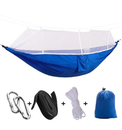 Portable Mosquito Net Hammock Tent With Adjustable Straps And Carabiners Large Stocking  21 Colors In Stock - Best idea product