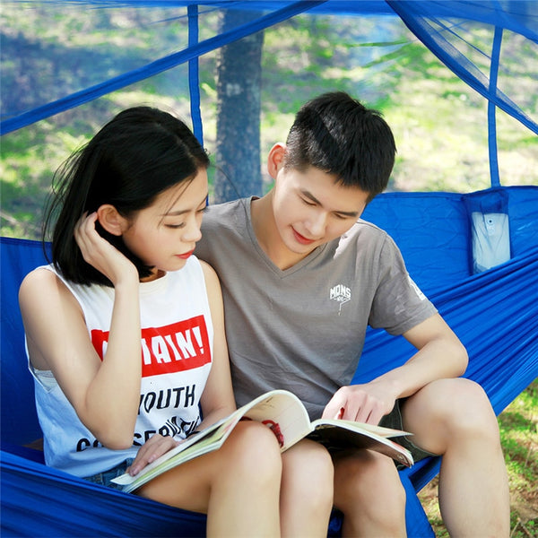 Portable Mosquito Net Hammock Tent With Adjustable Straps And Carabiners Large Stocking  21 Colors In Stock - Best idea product