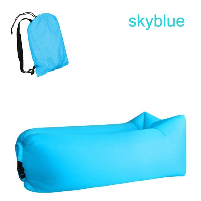 Camping inflatable Sofa lazy bag 3 Season ultralight down sleeping bag air bed Inflatable sofa lounger trending products 2019 - Best idea product