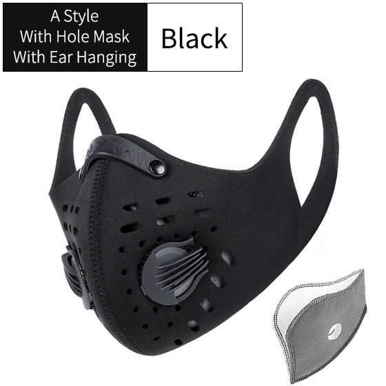 WEST BIKING N95 Antiviral Coronavirus Sport Face Mask With Filter Activated Carbon PM 2.5 Anti-Pollution Running Cycling Mask - Best idea product