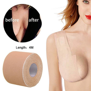 1 Roll 4M Boob Tape Women Breast Nipple Covers Push Up Bra Body Invisible Breast Lift Tape Adhesive Bras Intimates Sexy Bralette - Best idea product