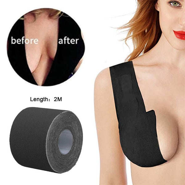 1 Roll 4M Boob Tape Women Breast Nipple Covers Push Up Bra Body Invisible Breast Lift Tape Adhesive Bras Intimates Sexy Bralette - Best idea product