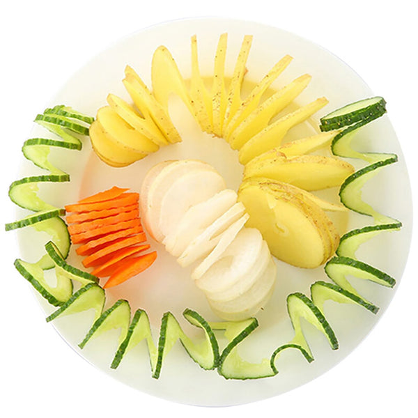 Magic Potato Cutter Carrot Spiral Slicer Cutting Models Kitchen Cooking Tools Fruit Vegetable Curls 2019 new#sw - Best idea product