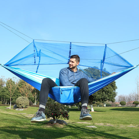 Portable Mosquito Net Hammock Tent With Adjustable Straps And Carabiners Large Stocking  21 Colors In Stock - Best idea product